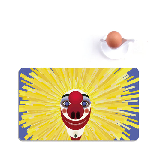s.wert Frühstücksbrett Basel Fasnacht Waggis, 23.3 x 14.3 cm
