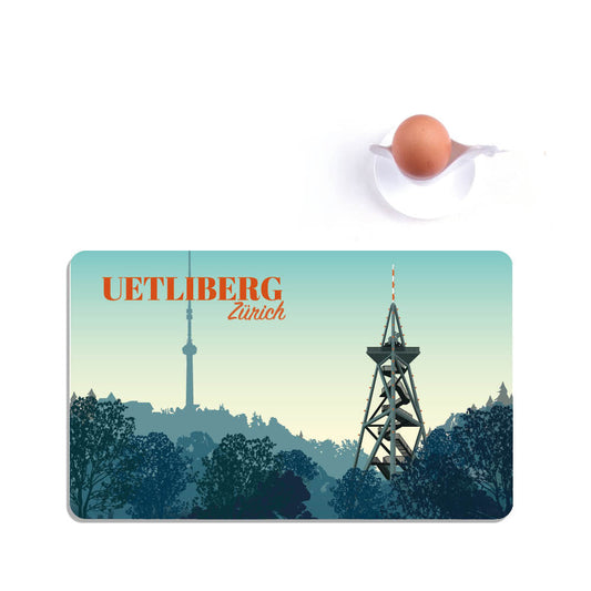 s.wert Frühstücksbrett Zürich Uetliberg, 23.3 x 14.3 cm
