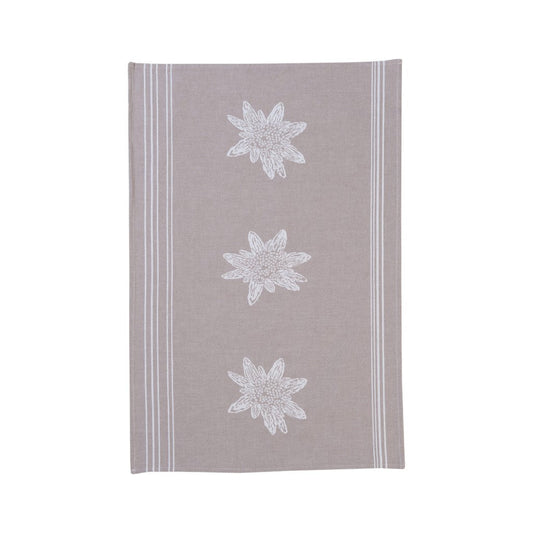 KULTSCHTOFF Küchentuch Berg-Edelweiss, Taupe