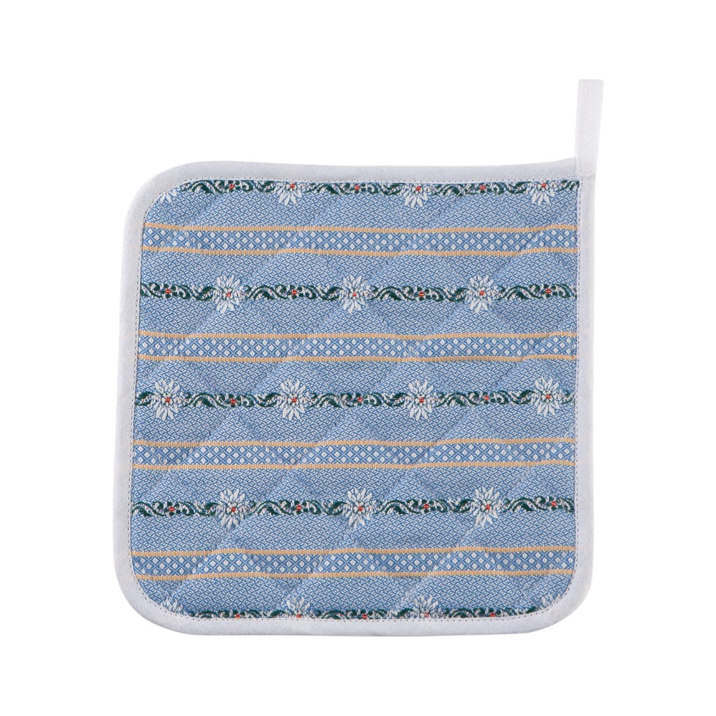 KULTSCHTOFF Topflappen Edelweiss, Blau