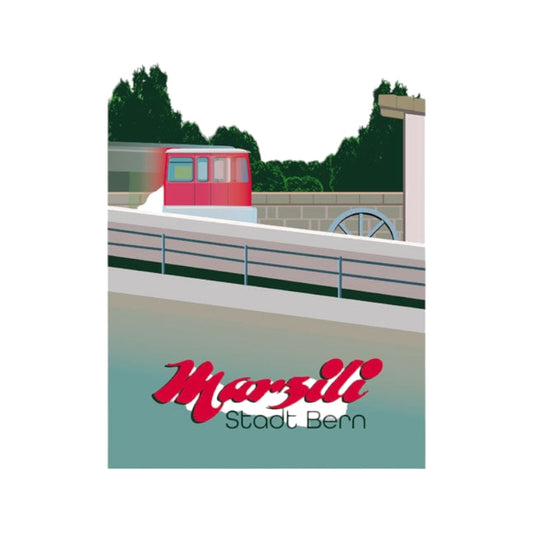 s.wert Postkarte Bern Marzili, A6
