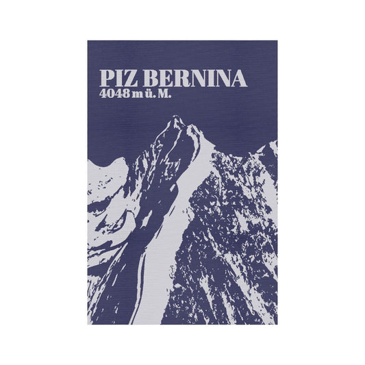 KULTSCHTOFF Küchentuch feinedinge Piz Bernina, Marine