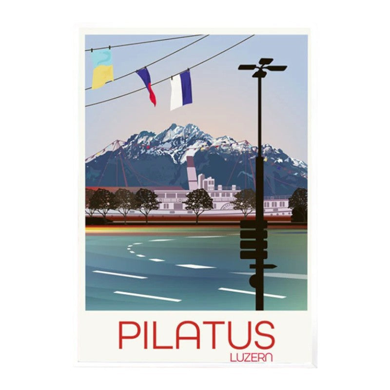 s.wert Poster Luzern Pilatus, A3