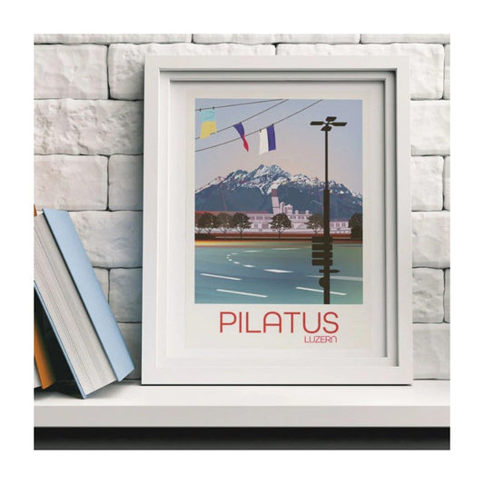 s.wert Poster Luzern Pilatus, A3