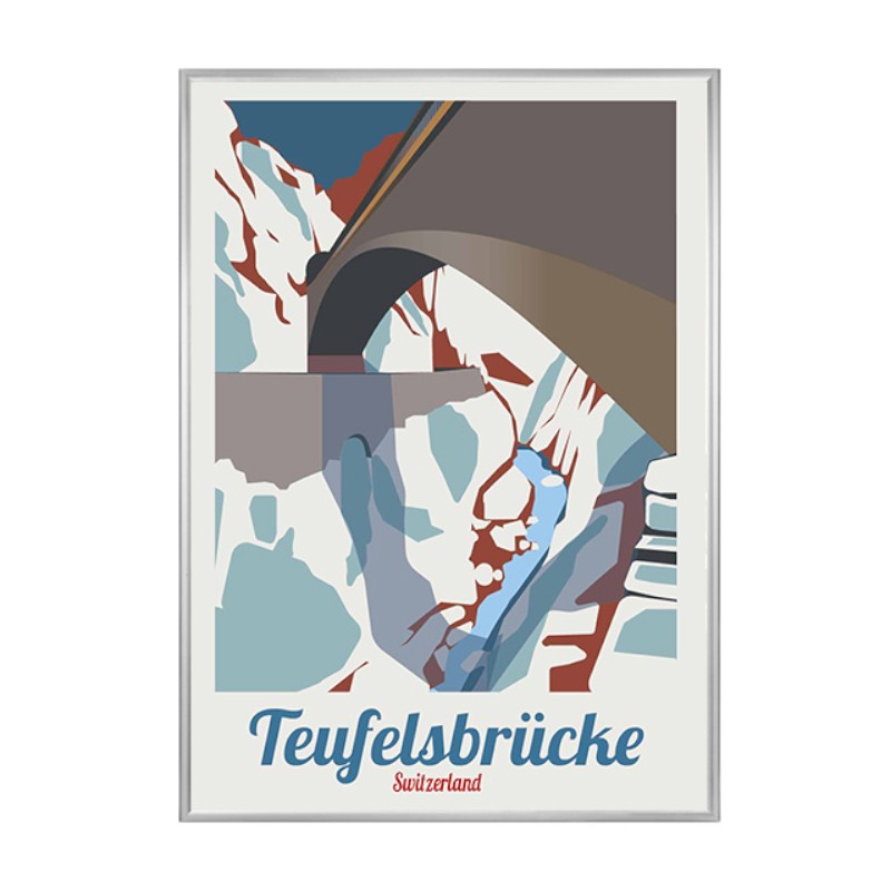 s.wert Poster Uri Teufelsbrücke, A3
