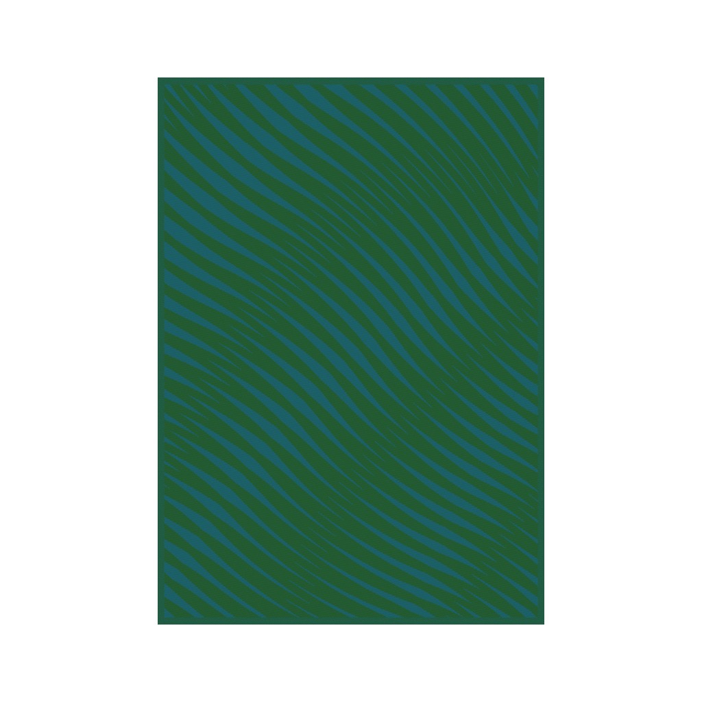 MEYER-MAYOR Geschirrtuch Moiré Nr. 1, Grün-Blau