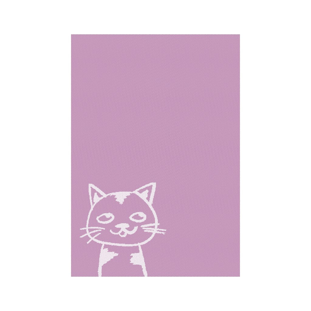 MEYER-MAYOR Geschirrtuch Katze Comic, Lavanda