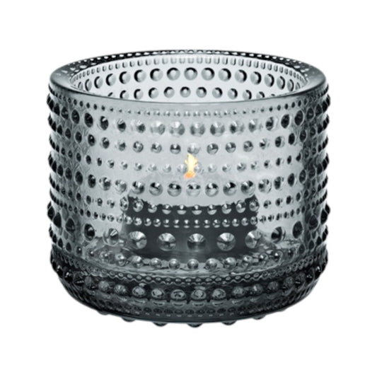 Iittala Teelichthalter  Kastehelmi, Grau