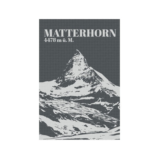 KULTSCHTOFF Küchentuch feinedinge Matterhorn, Schwarz