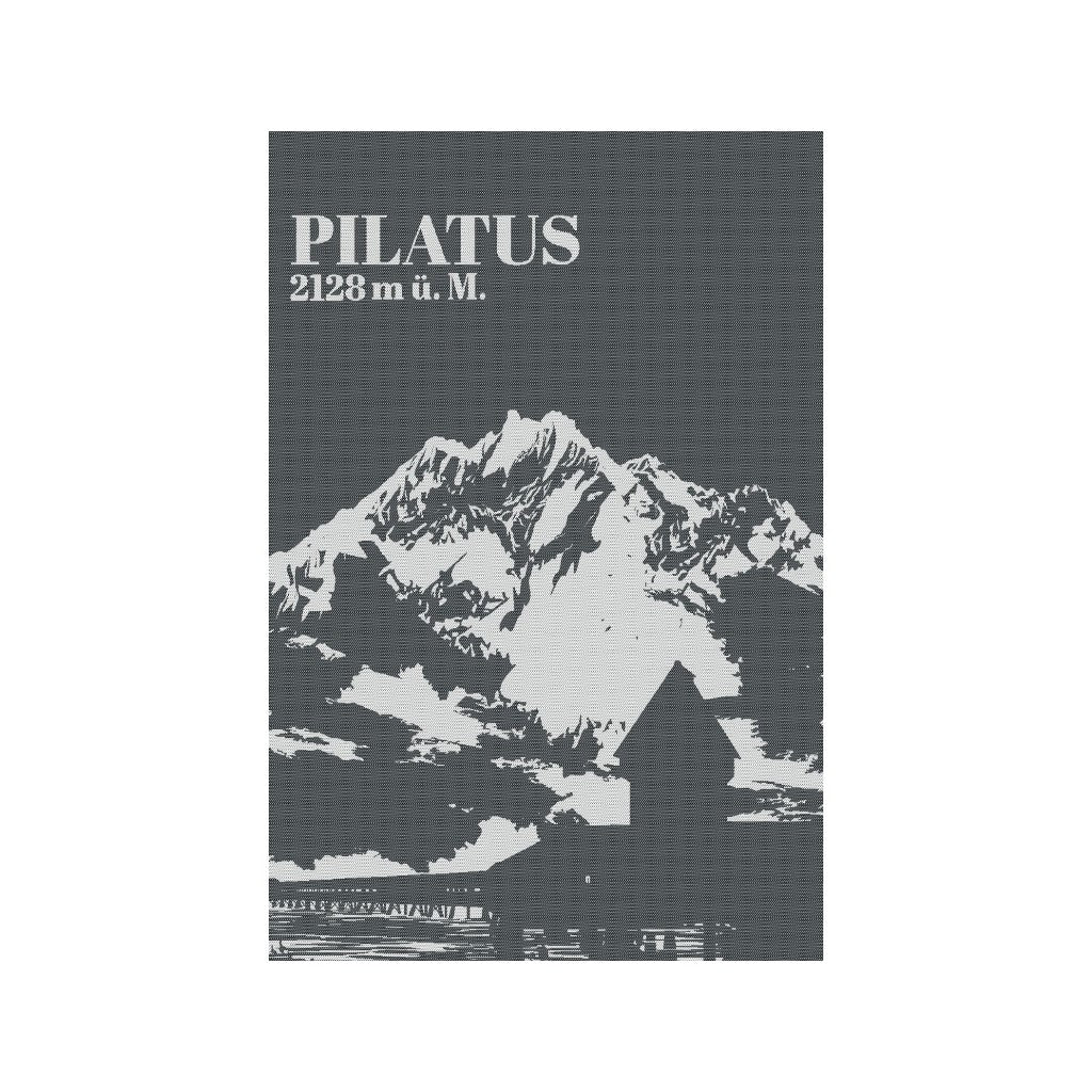 KULTSCHTOFF Küchentuch feinedinge Pilatus, Schwarz