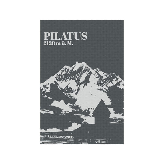 KULTSCHTOFF Küchentuch feinedinge Pilatus, Schwarz