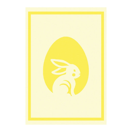 KULTSCHTOFF Küchentuch Osterhase, Gelb