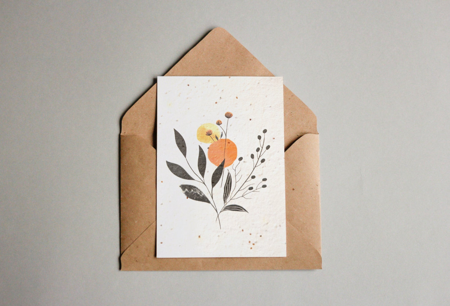 Postkarten aus Samenpapier - Floral Illustrationen