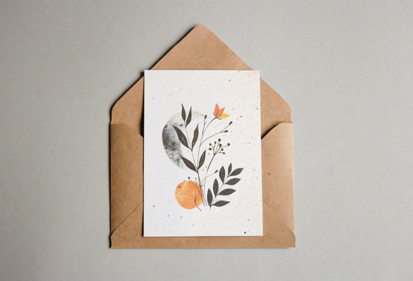 Postkarten aus Samenpapier - Floral Illustrationen