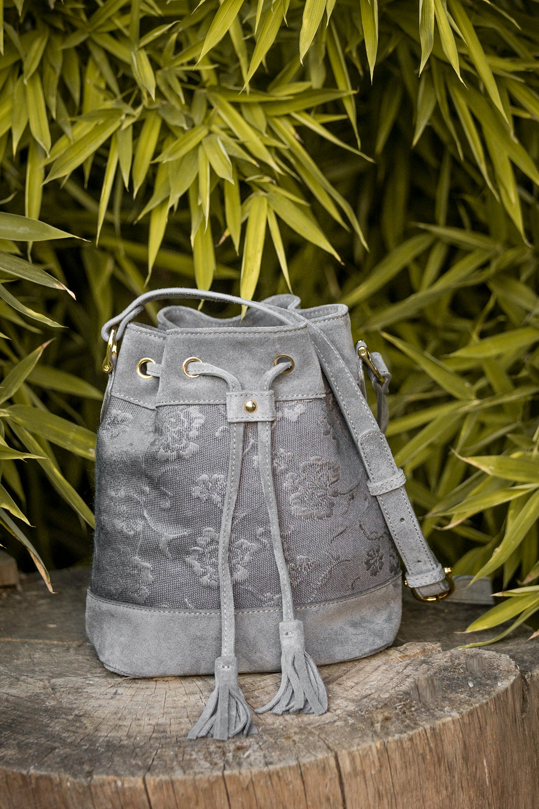 Bucket Bag Medi Grau