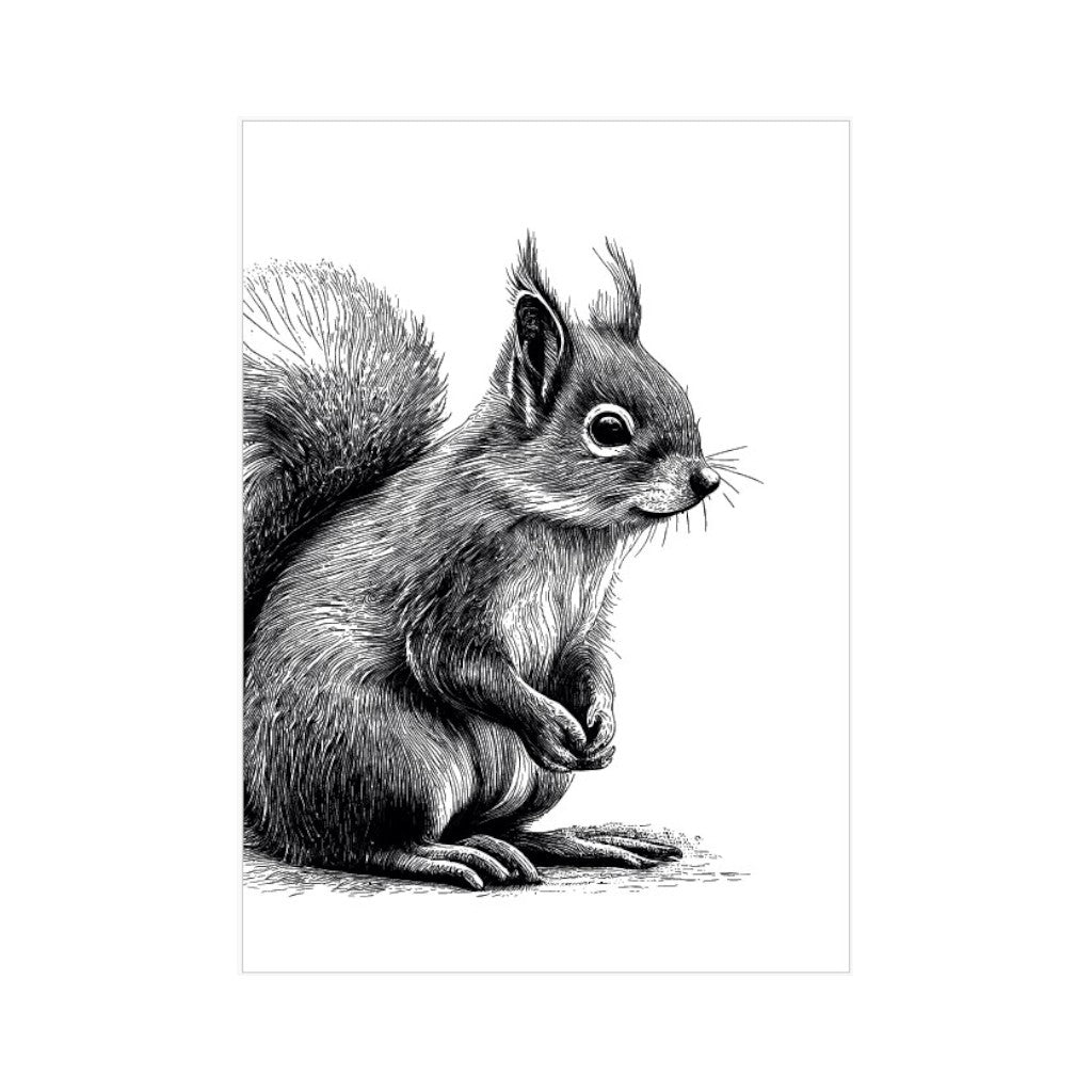 mumix Postkarte Eichhörnchen