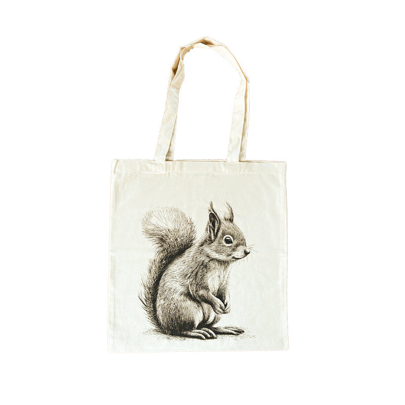 mumix Tasche Stoff natur Hörnchen