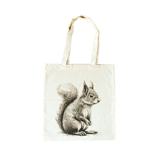 mumix Tasche Stoff natur Hörnchen