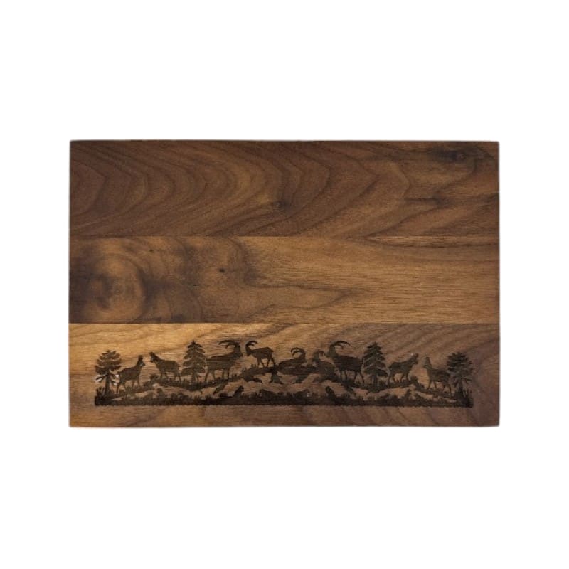 mumix Schneidebrett Nussbaum, 40 x 25 cm
