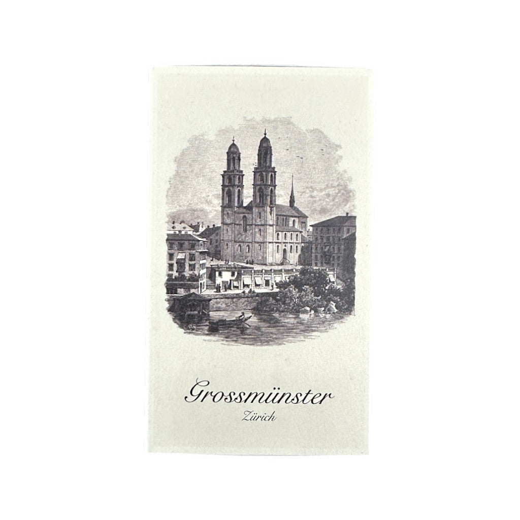 mumix Streichholzschachtel Nostalgie , Grossmünster