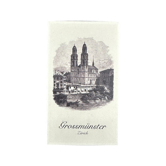 mumix Streichholzschachtel Nostalgie , Grossmünster