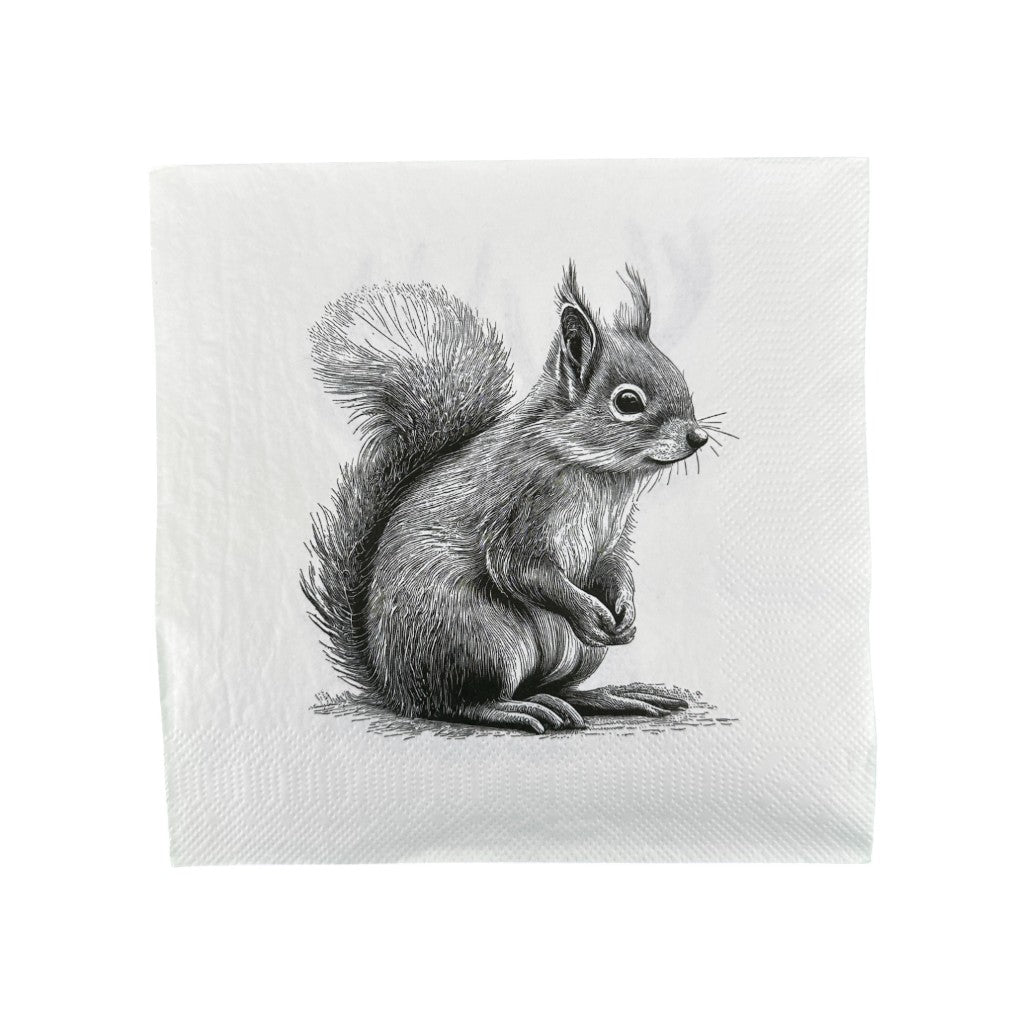 mumix Serviette, Eichhörnchen Hirsch
