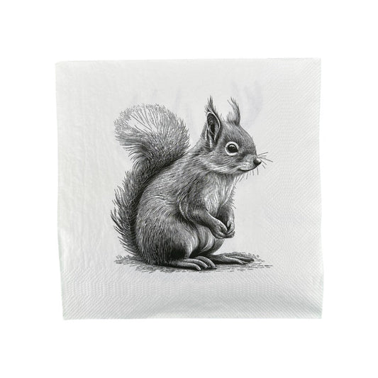 mumix Serviette, Eichhörnchen Hirsch