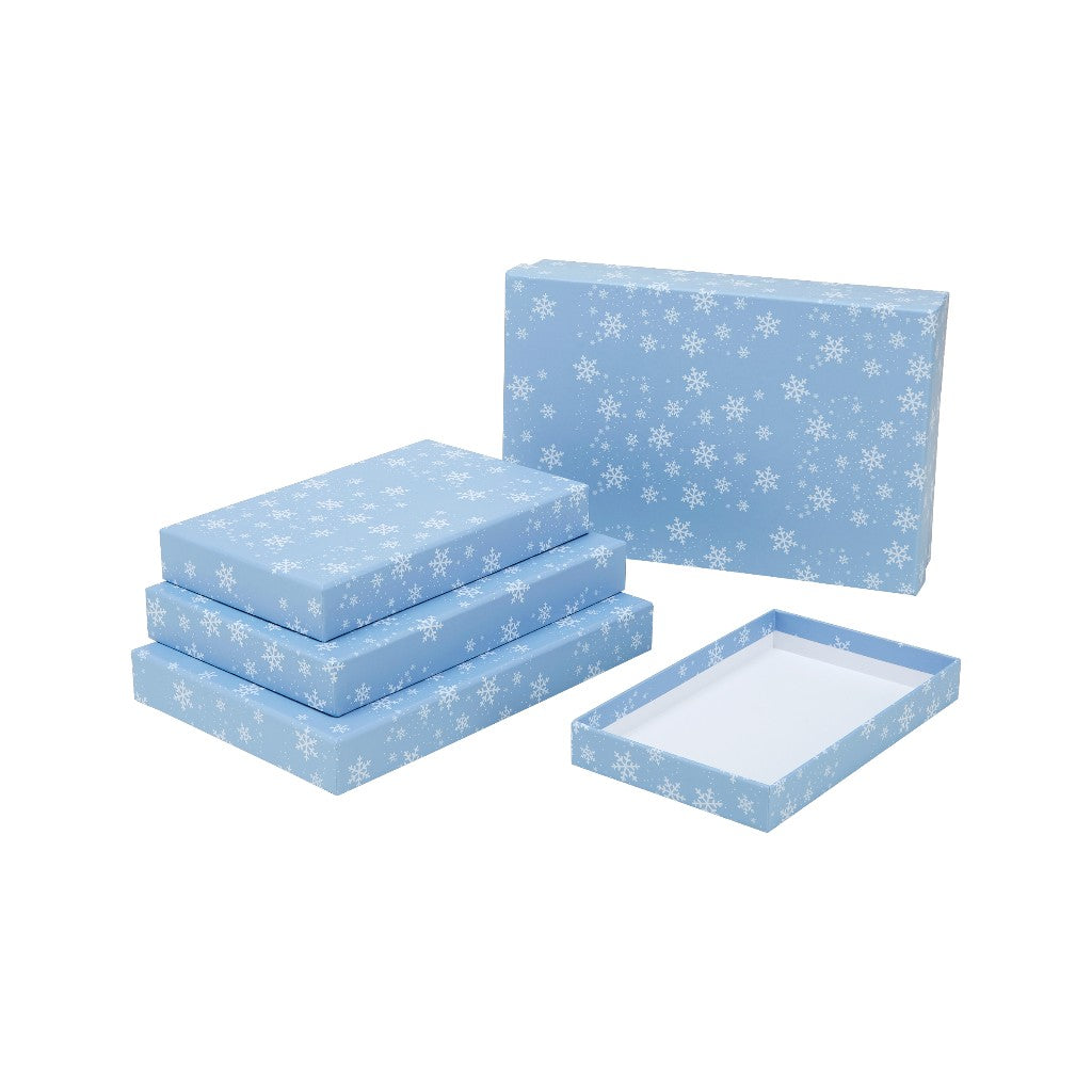Box Schneeflocken 20.5 x 12.5 x 5.5 cm