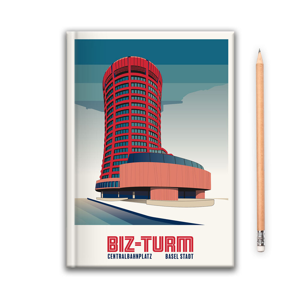 s.wert Notizbuch Basel BIZ Turm