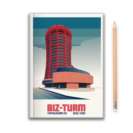 s.wert Notizbuch Basel BIZ Turm