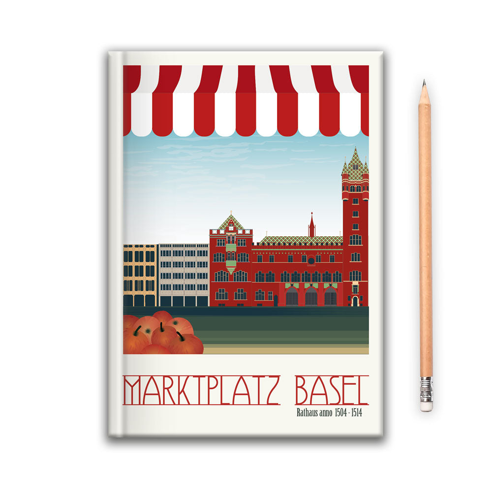 s.wert Notizbuch Basel Marktplatz