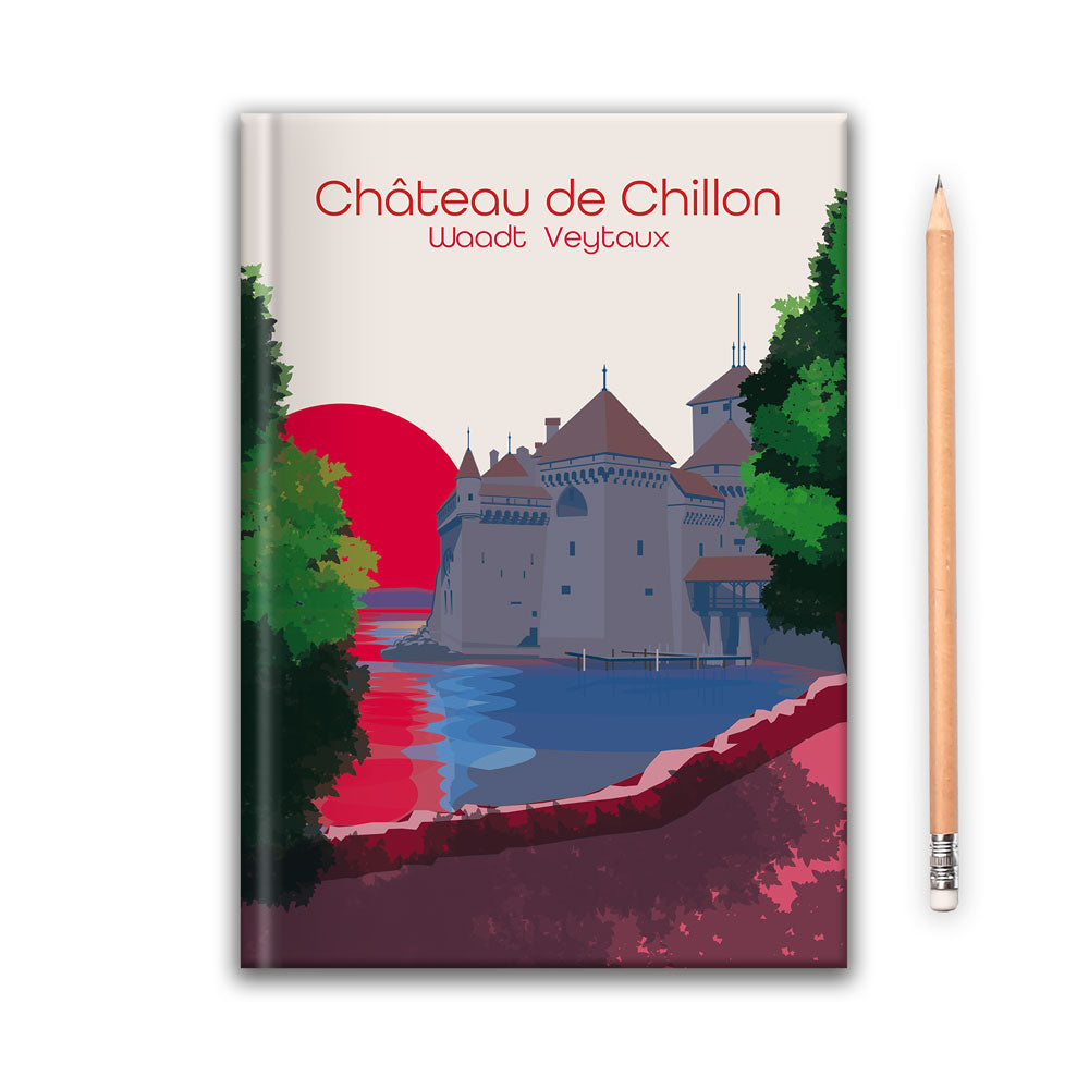 s.wert Notizbuch Waadt Schloss Chillon