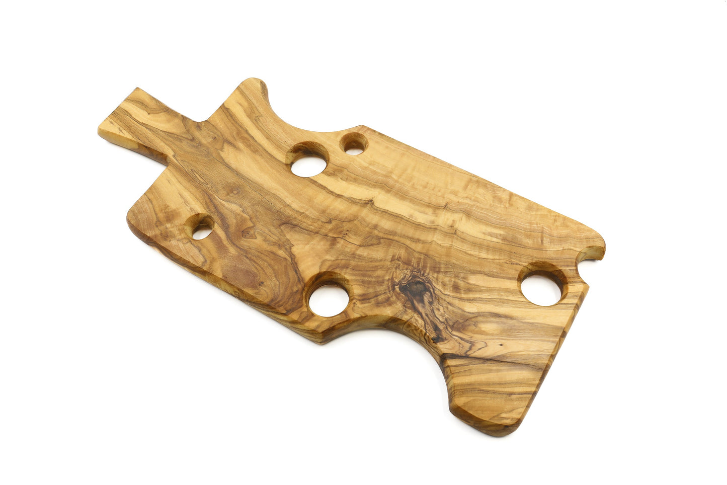 Unusual olive wood cheese board in cheese design