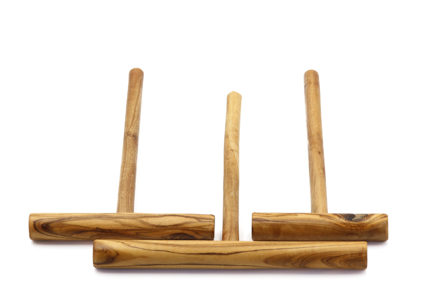 Olive wood t-shaped rounded crêpe/pancake spreader, batter spreader
