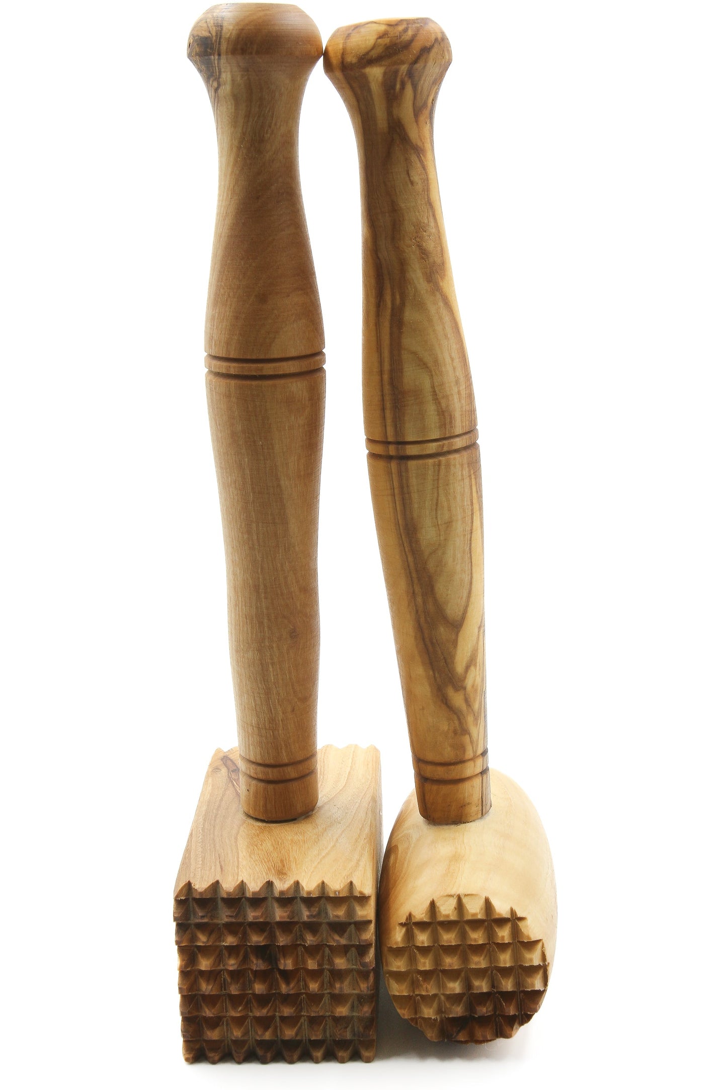 Olive wood meat tenderizer, steak hammer