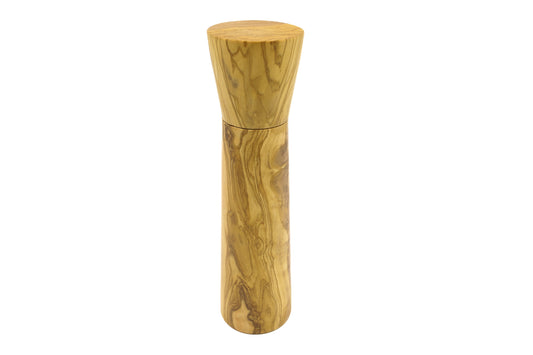 Olive wood salt and pepper mills, spices grinders, ceramic mechanism