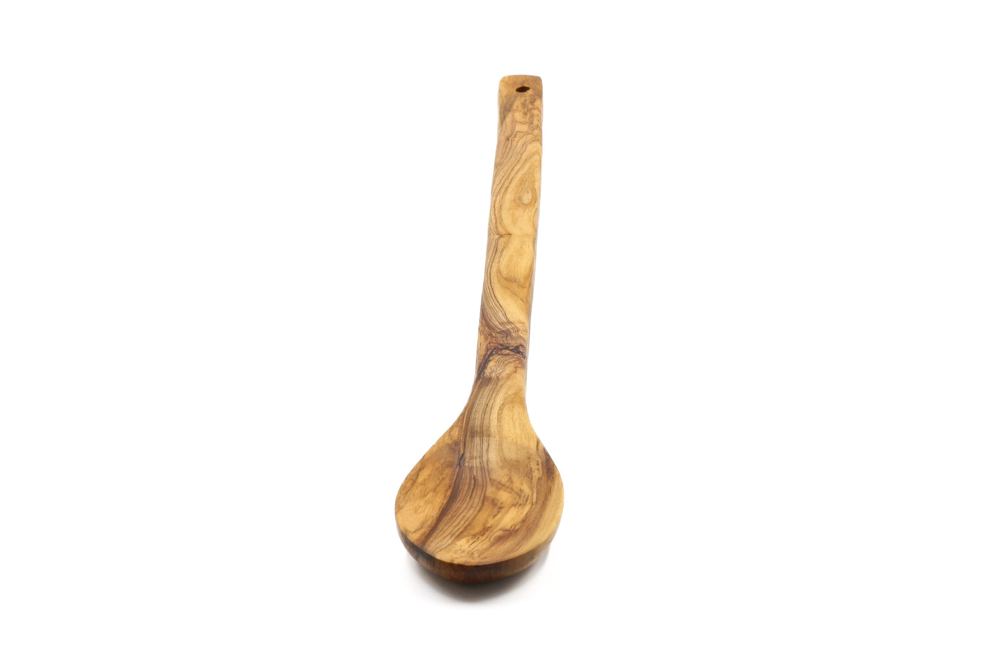 Olive wood stirring, mixing, and cooking spoon