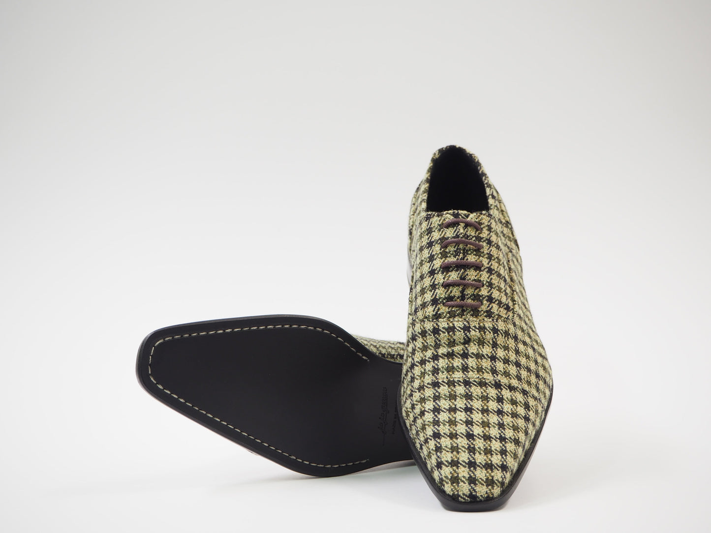 Black & Olive Men's Dress Shoes + Belt