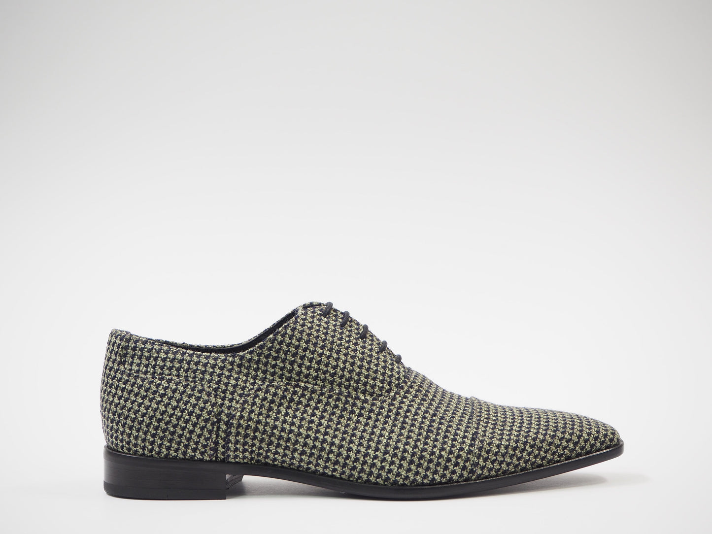 Olive & Black Wool Men's Dress Shoes + Belt