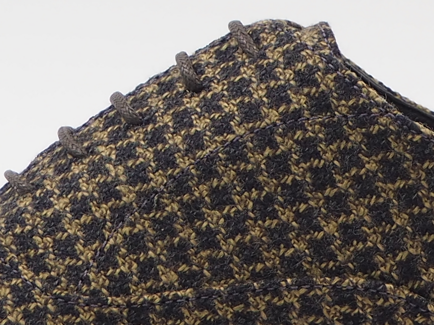 Gold & Black Tartan Men's Dress Shoes + Belt