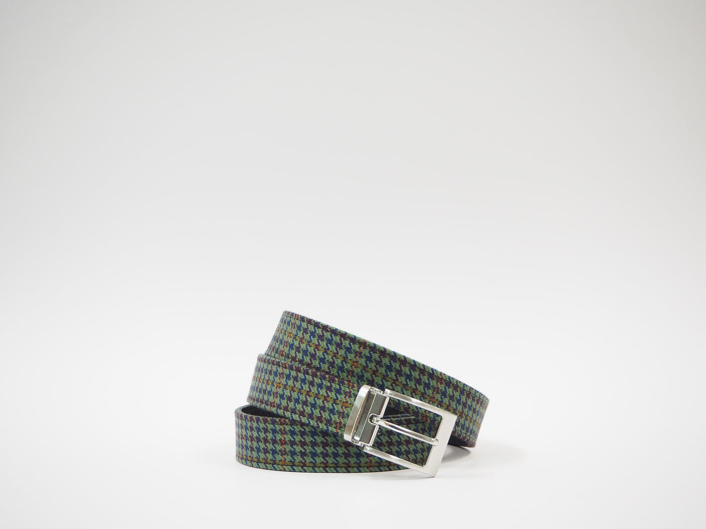 Multicolor Tweed Men's Dress Shoes + Belt