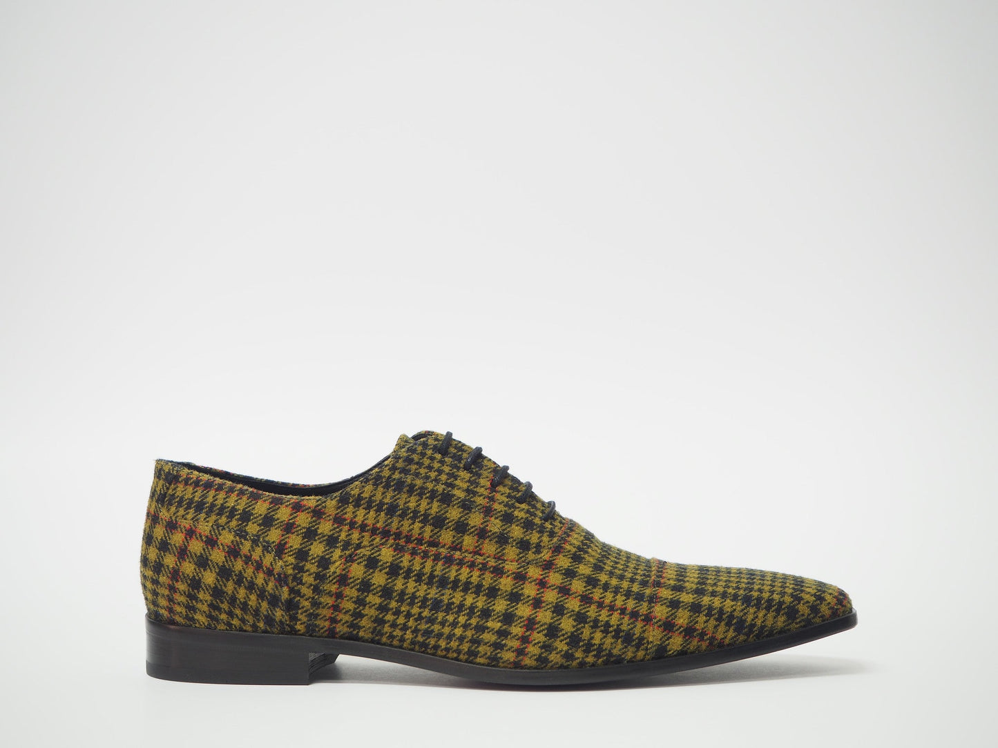 Black & Mustard Men's Dress Shoes + Belt