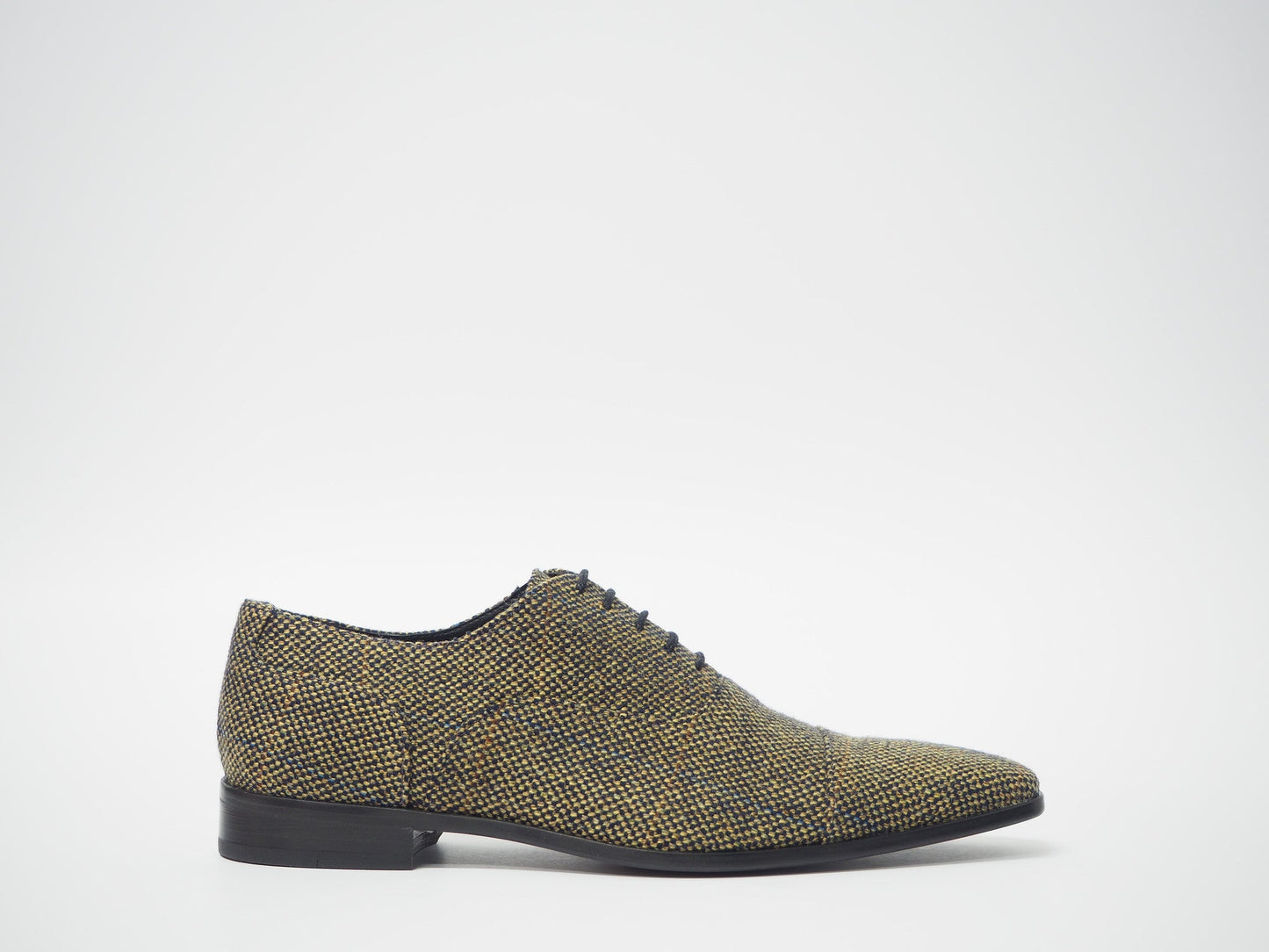 Black & Gold Men's Dress Shoes + Belt