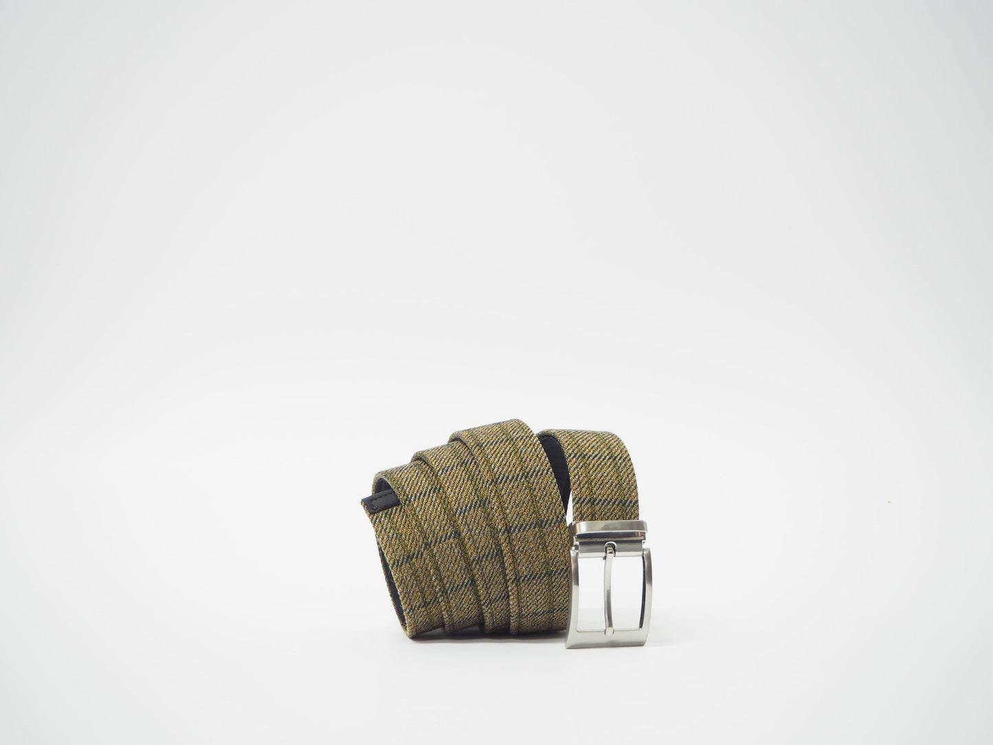 Olive Tartan Men's Dress Shoes + Belt