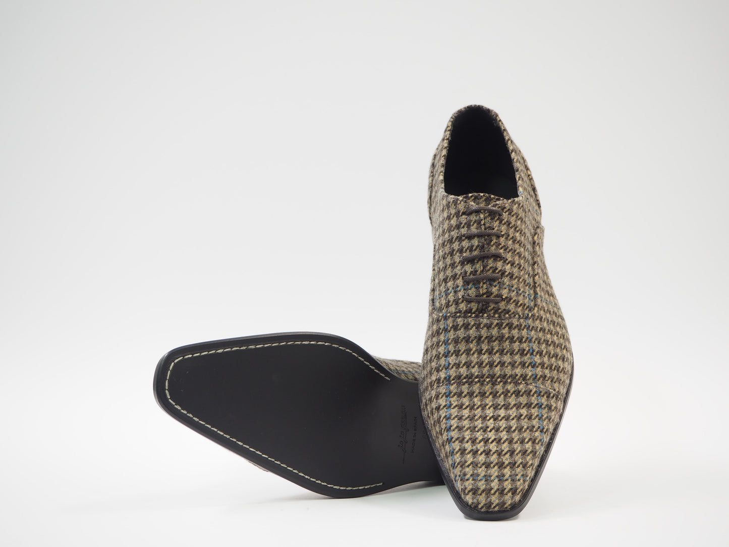 Brown & Blue Men's Dress Shoes + Belt