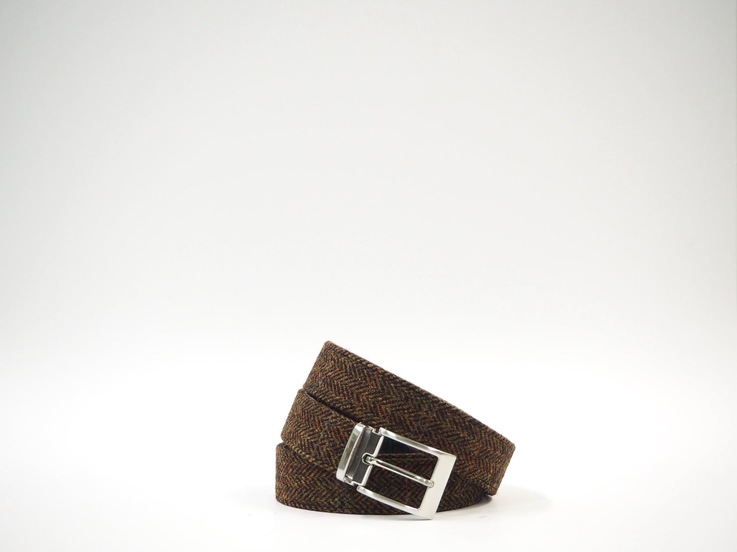 Rustic Brown Tweed Men's Dress Shoes + Belt
