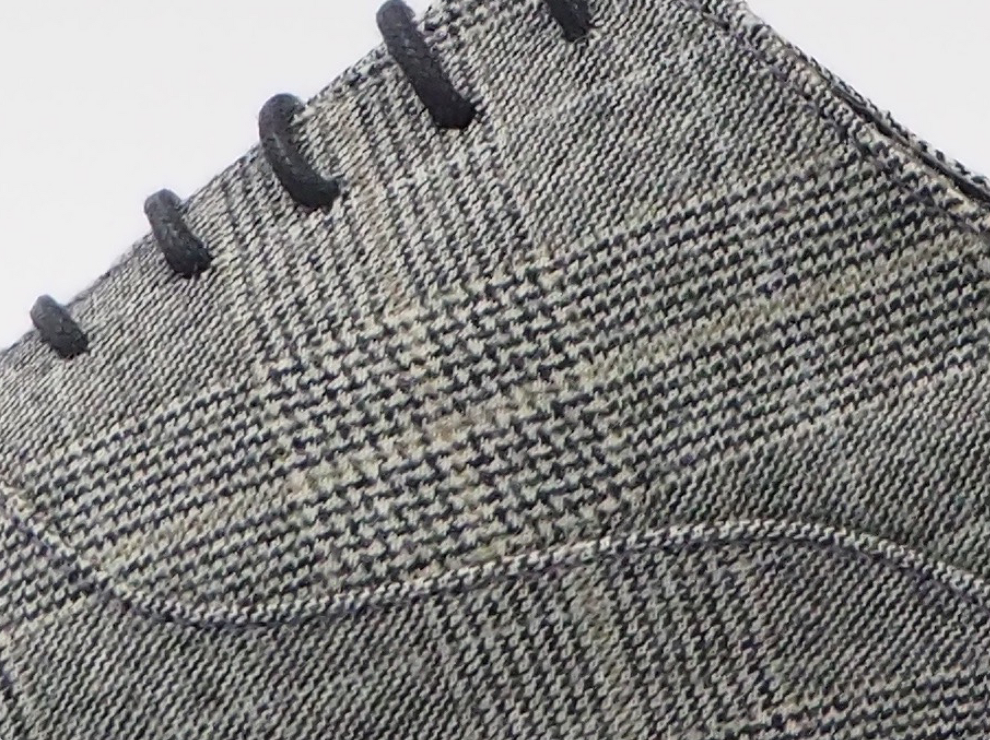 Gray Tartan Men's Dress Shoes + Belt
