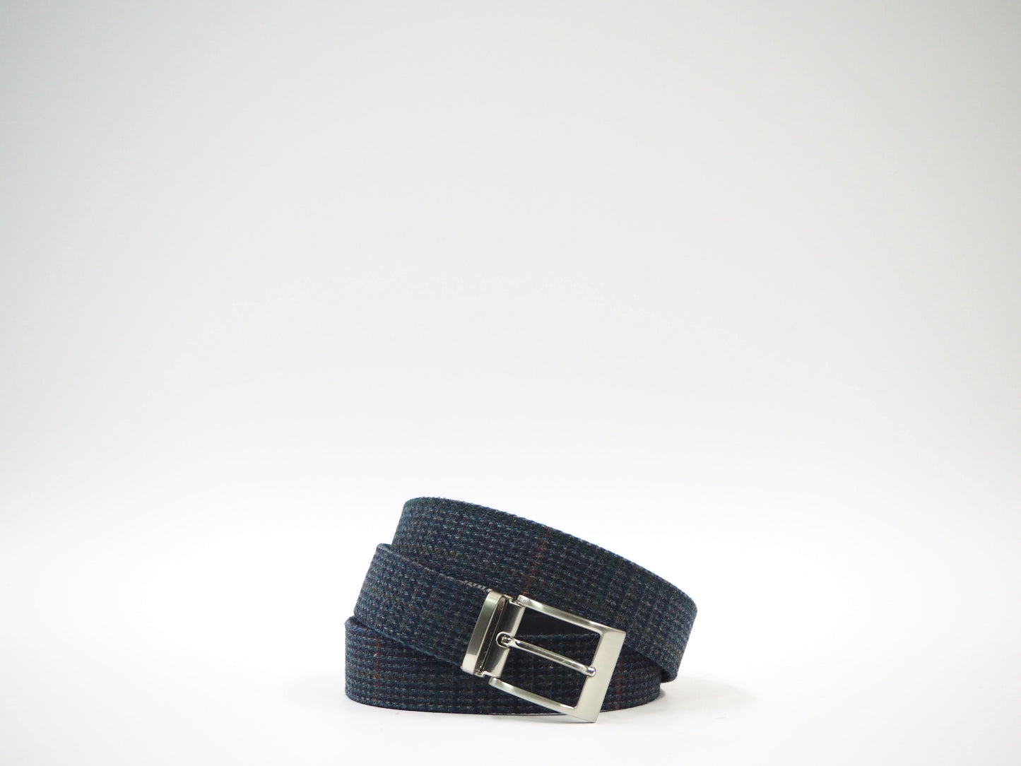 Multicolor Blue Men's Dress Shoes + Belt