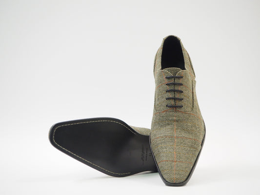 Gold & Red Men's Dress Shoes + Belt