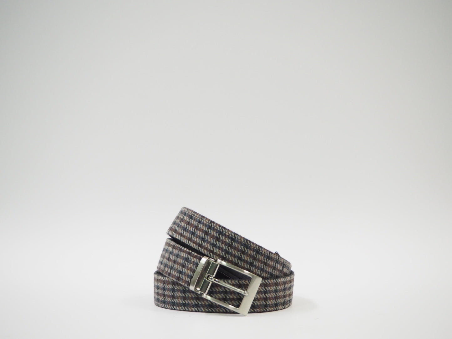 Multicolor Tweed Men's Dress Shoes + Belt